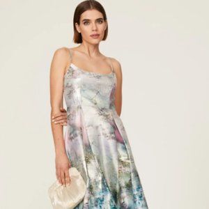 ML Monique Lhuillier Koi Monet Midi Dress 12